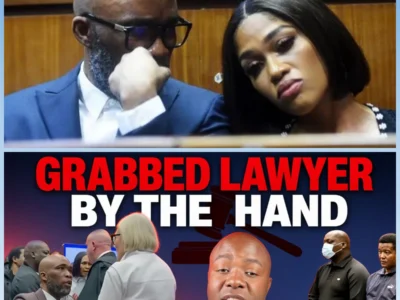 Shock as ANGRY Cat Matlala grabs Adv Annelene van den Heever by her arm.