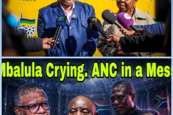 Fikile Mbalula Cry hard after ANC win. Big trouble for ANC on the way.