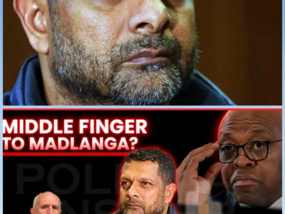 Feroz Khan Shows Madlanga The Middle Finger