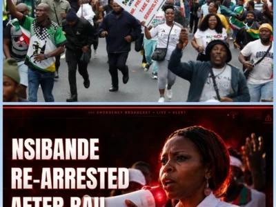 BREAKING: MARCH AND MARCH ACTIVIST WANDILE NSIBANDE RE-ARRESTED MINUTES AFTER GAINING BAIL
