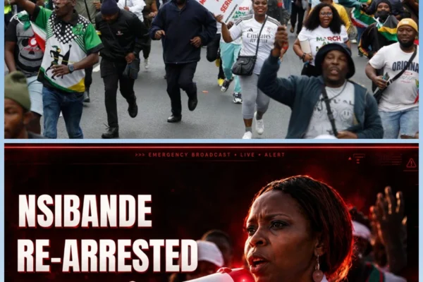 BREAKING: MARCH AND MARCH ACTIVIST WANDILE NSIBANDE RE-ARRESTED MINUTES AFTER GAINING BAIL